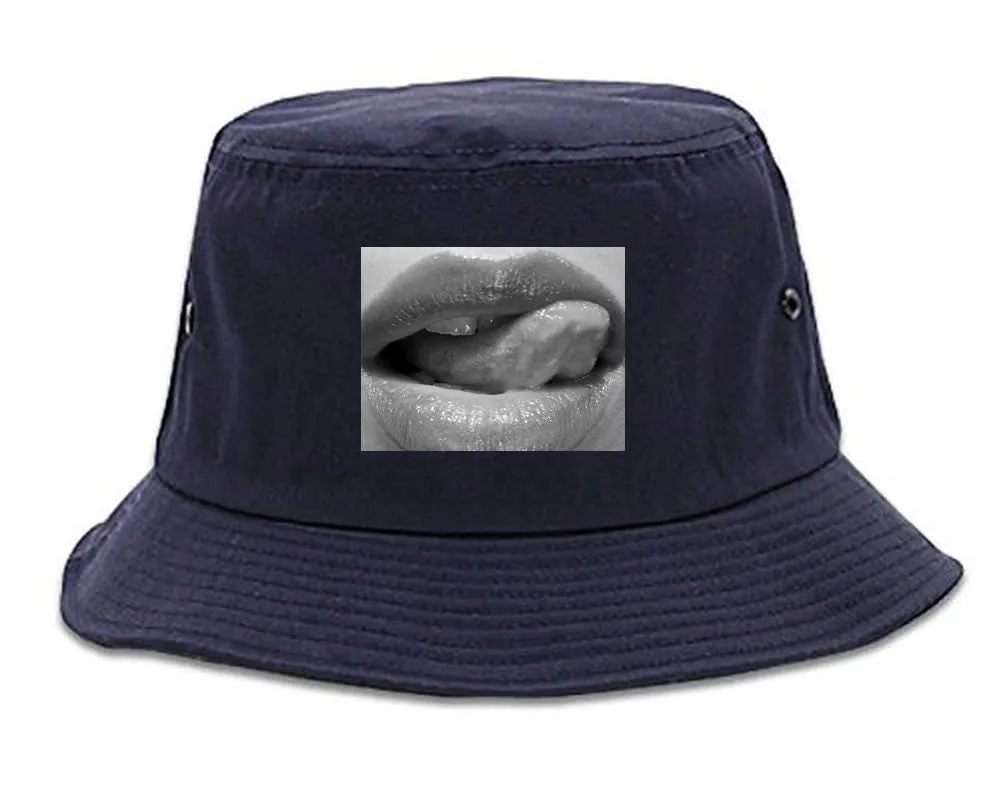 Togue Licking Lips Bucket Hat