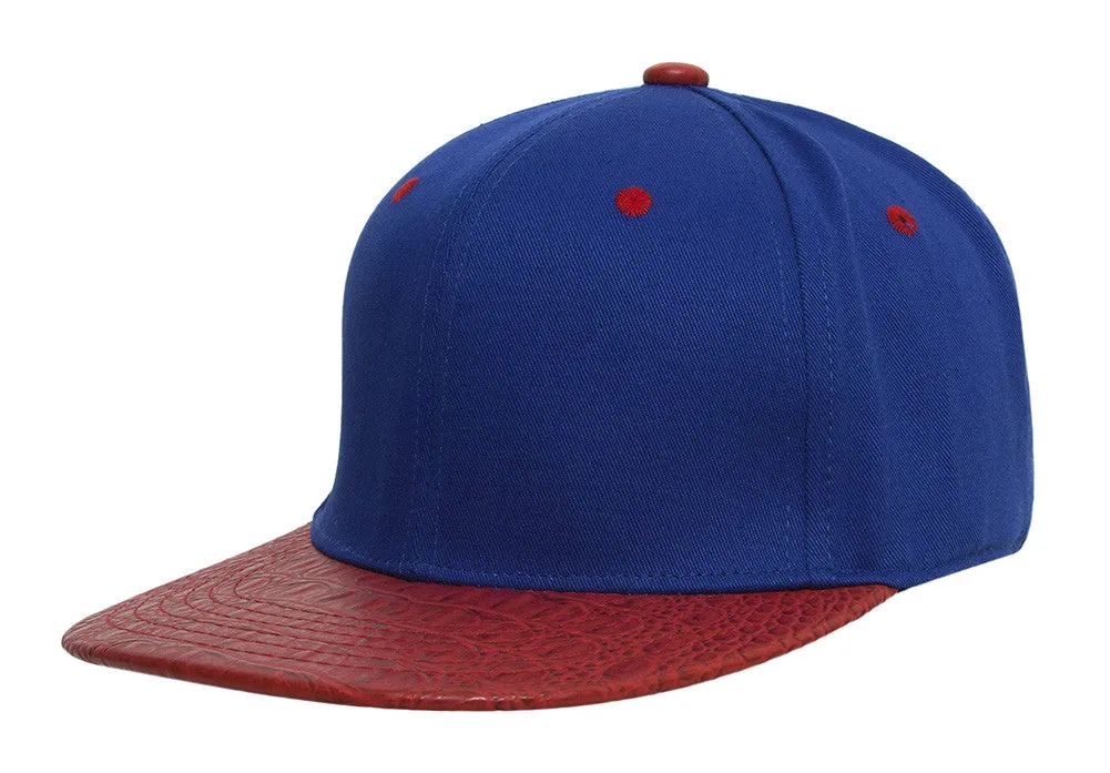 TopHeadwear Adjustable Two-Tone Cap with Gator Print Bill