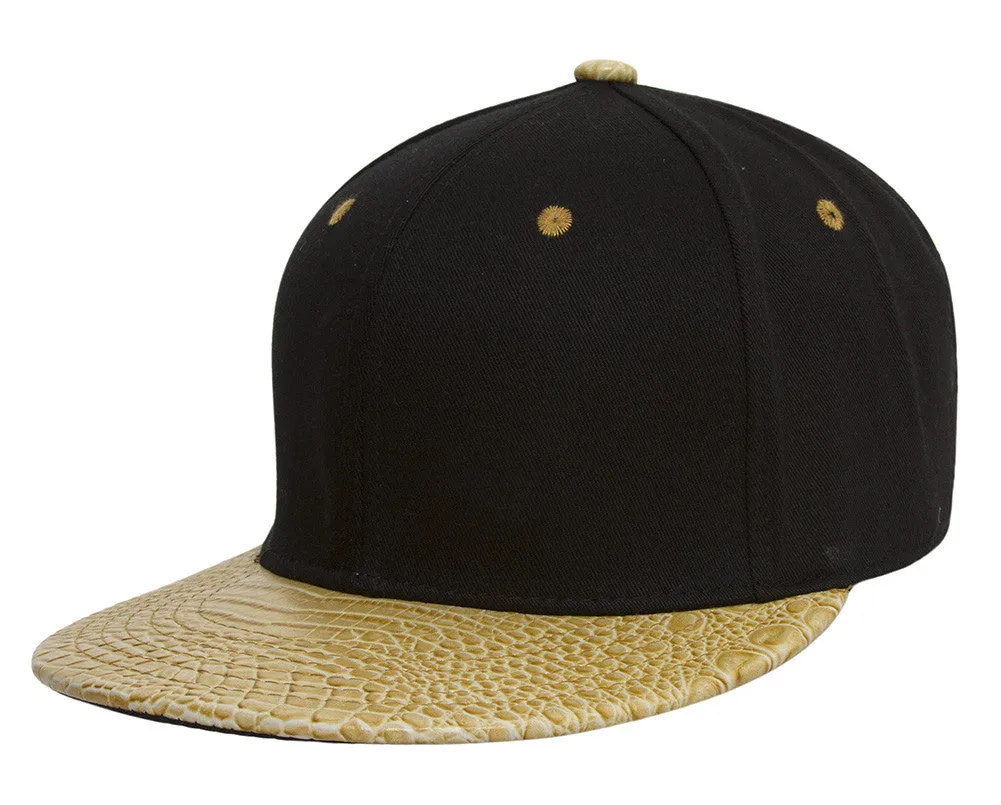 TopHeadwear Adjustable Two-Tone Cap with Gator Print Bill