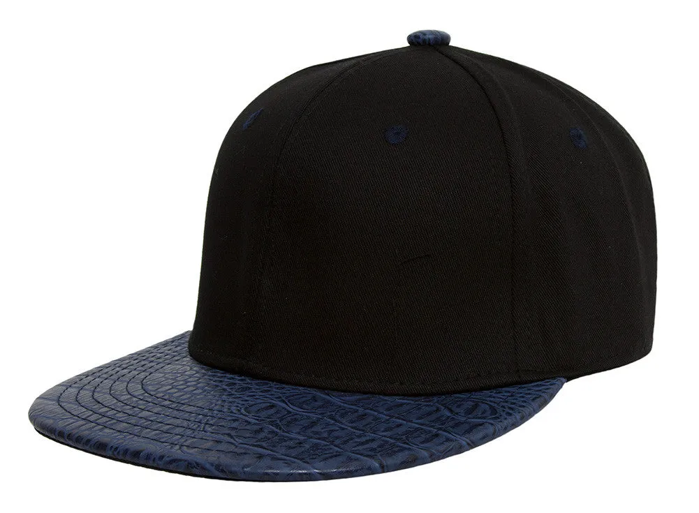 TopHeadwear Adjustable Two-Tone Cap with Gator Print Bill