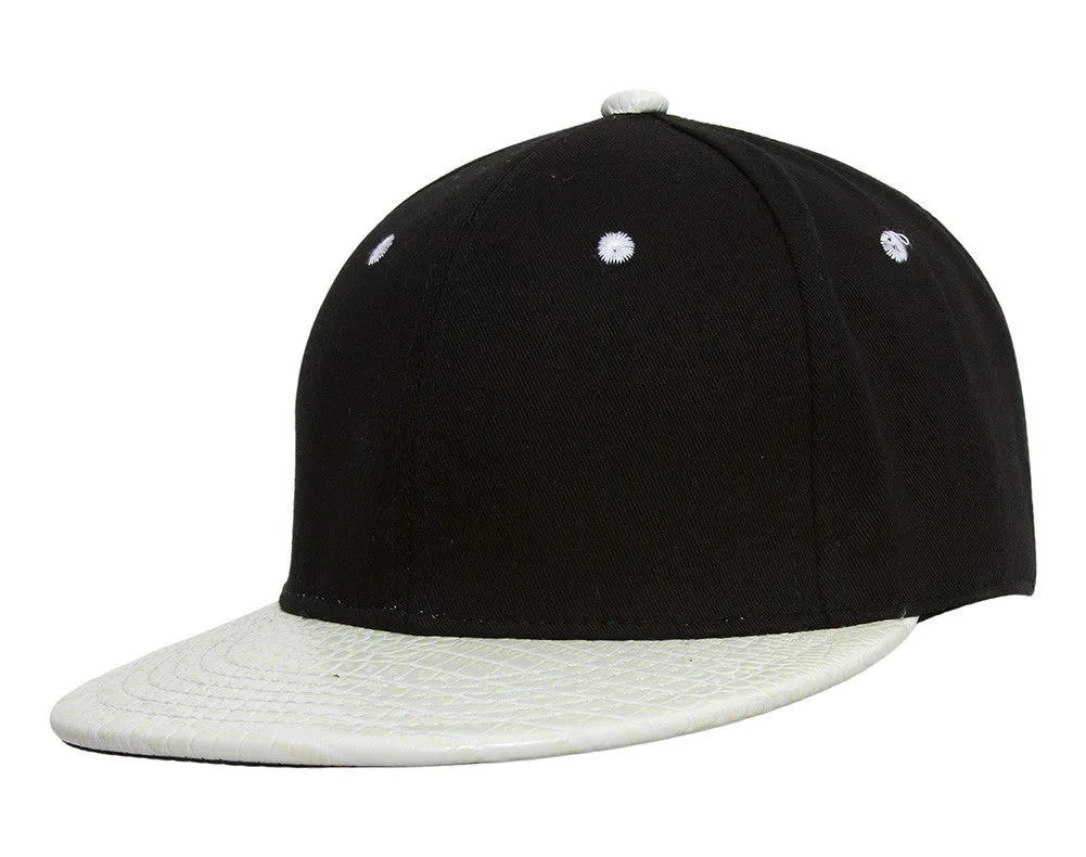 TopHeadwear Adjustable Two-Tone Cap with Gator Print Bill