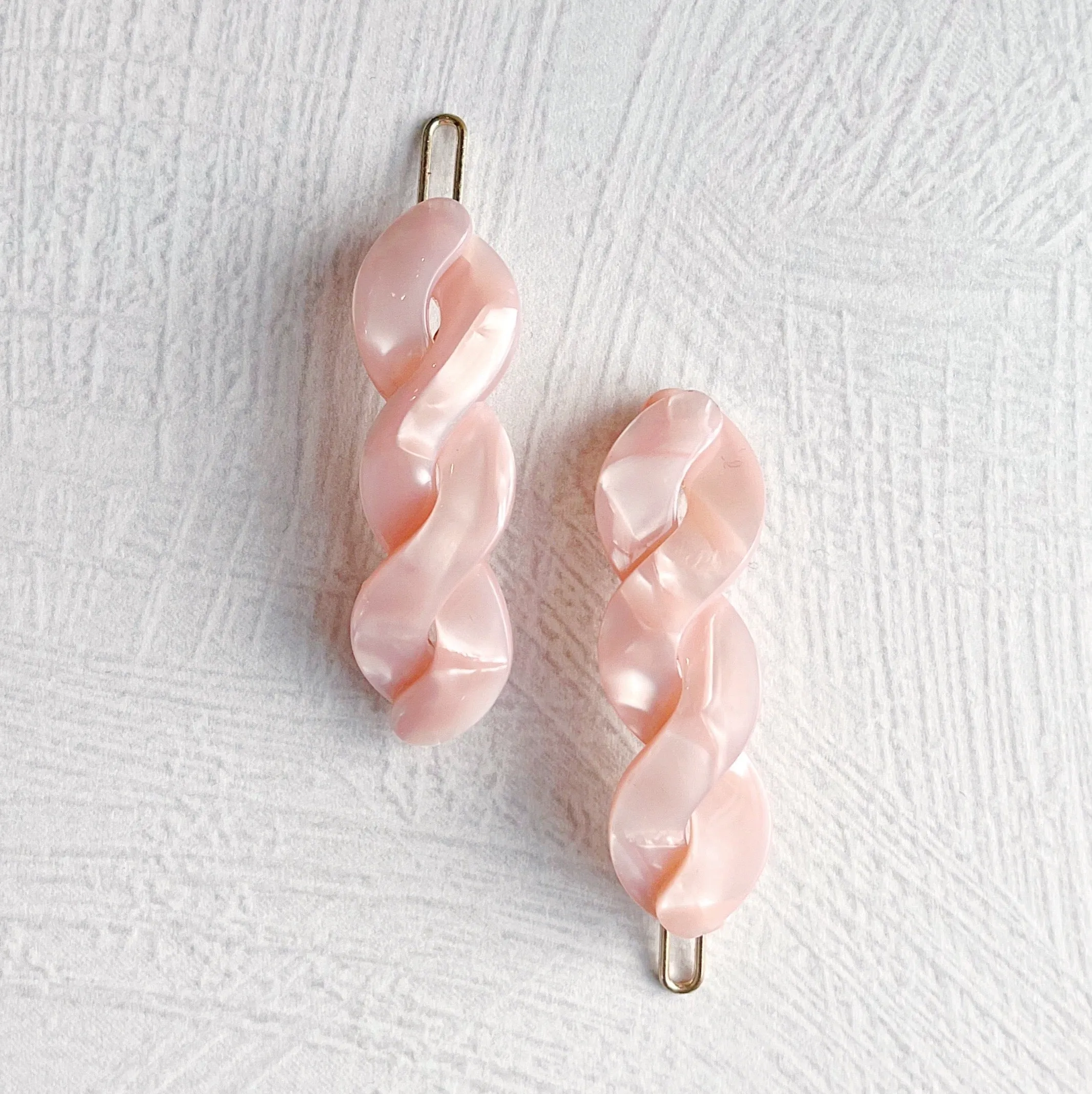 Twist Petite Barrettes - Set of 2