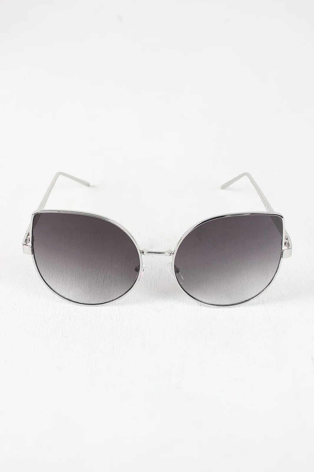 Wire Framed Cat Eye Sunglasses