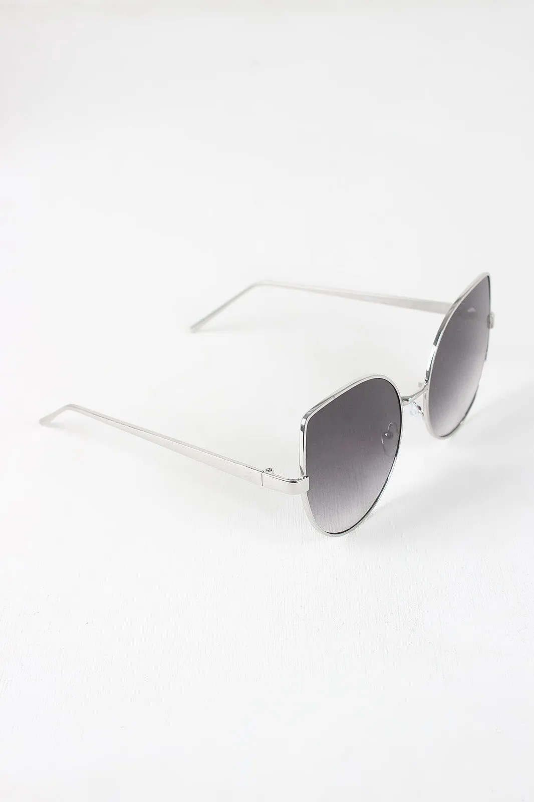 Wire Framed Cat Eye Sunglasses