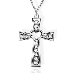 Women's Christian Necklace <br> Heart