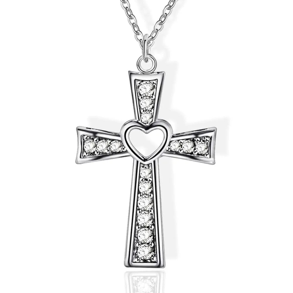 Women's Christian Necklace <br> Heart