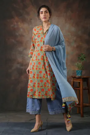 Women's Designer  Dupatta  ( Serenity)